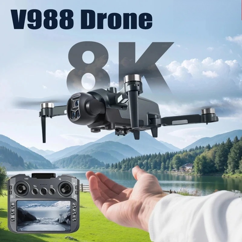 Drone Multispectral - 오리지널 V988 드론 8K HD 듀얼