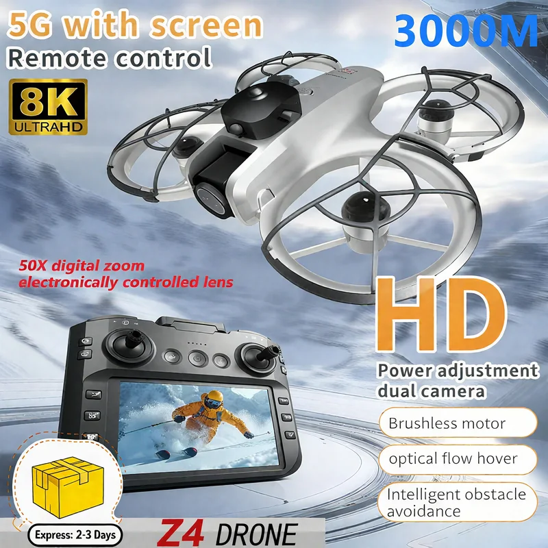 새로운 미니 Z4 드론 4K 프로페셔널 WIFI 5G  - Drone Multispectral 리뷰 및 가격
