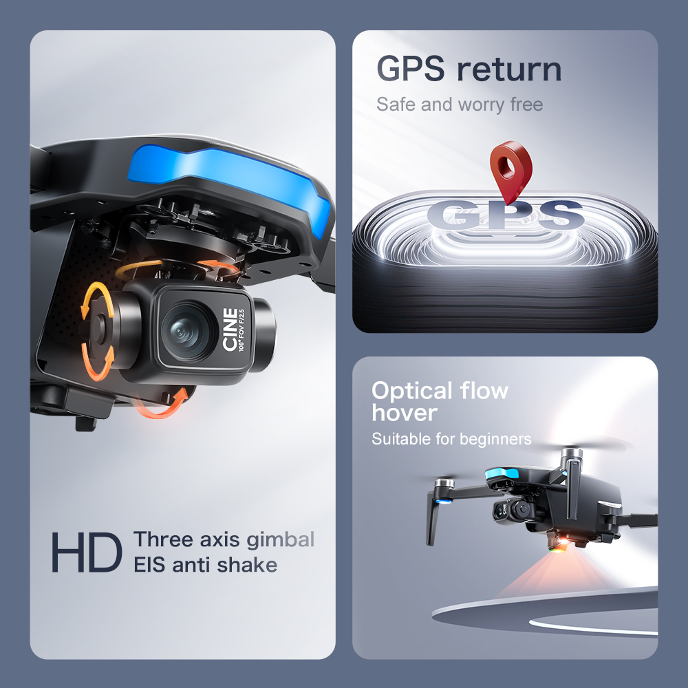오리지널 S-X1 GPS 드론 8KHD 전문가용 카메라 - Drone Multispectral 리뷰 및 가격